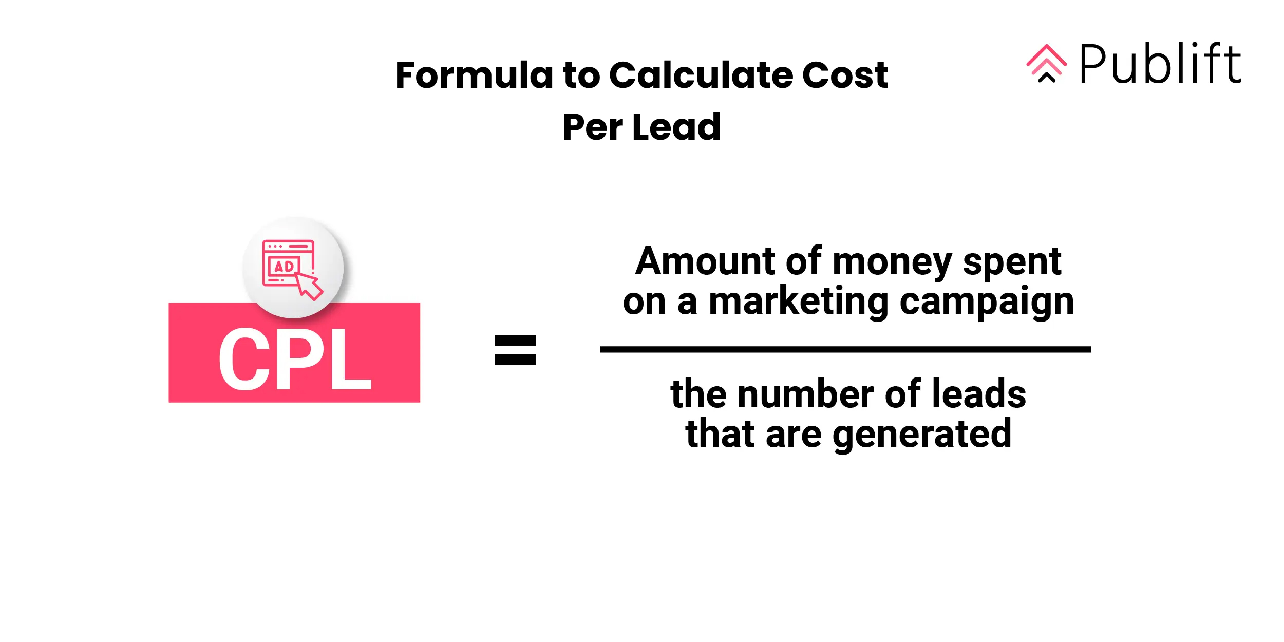 Fórmula para calcular el costo por cliente potencial